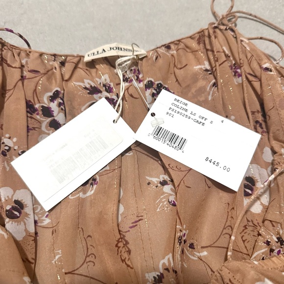 NWT ULLA JOHNSON “Coline” blouse - Picture 6 of 9